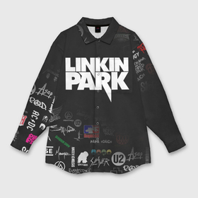 Мужская рубашка oversize 3D с принтом Linkin Park Линкин Парк в Курске,  |  | chester bennington | linkin park | mike shinoda | альтернативный метал | альтернативный рок | линкин парк | майк шинода | ню метал | поп музыка | поп рок | рэп метал | рэп рок | электроник рок