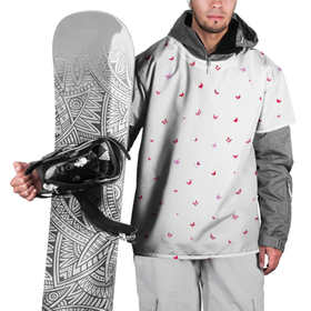 Накидка на куртку 3D с принтом Маленькие бабочки в Санкт-Петербурге, 100% полиэстер |  | butterflies | doodling | fly | pattern | textures | tiles | wings | бабочки | дудлинг | коллаж | паттерны | полет | порхать | тайлы | текстуры | фон