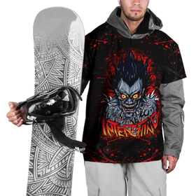 Накидка на куртку 3D с принтом Death God anime , 100% полиэстер |  | Тематика изображения на принте: death note | ryuk | риюк | рюк