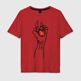 Мужская футболка хлопок Oversize с принтом Half life forever в Петрозаводске, 100% хлопок | свободный крой, круглый ворот, “спинка” длиннее передней части | Тематика изображения на принте: 