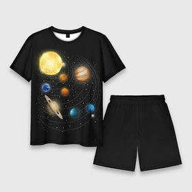 Мужской костюм с шортами 3D с принтом Солнечная Система в Тюмени,  |  | earth | mars | nasa | planet | planets | space | star | stars | sun | system | венера | звезды | земля | космос | марс | меркурий | планета | планеты | сатурн | система | солнце | уран | юпитер