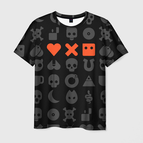 Мужская футболка 3D с принтом Love death robots LDR в Тюмени, 100% полиэфир | прямой крой, круглый вырез горловины, длина до линии бедер | death | fantastic | future | ldr | love | love death and robots | love death robots | netflix | robots | sci fi | будущее | лдр | любовь | нетфликс | роботы | фантастика