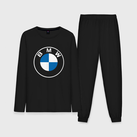 Мужская пижама с лонгсливом хлопок с принтом BMW logo 2020 в Курске,  |  | bmw | bmw motorsport | bmw performance | carbon | m | motorsport | performance | sport | бмв | карбон | моторспорт | спорт