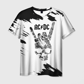 Мужская футболка 3D с принтом AC DC в Екатеринбурге, 100% полиэфир | прямой крой, круглый вырез горловины, длина до линии бедер | ac dc | acdc | acdc ас дс | angus | back in black | highway to hell | mckinnon | young | австралийская | ангус янг | ас дс | асдс | блюз | в форме | гитара | группа | крис слэйд | метал | молния | музыка | п | певец | рок | рок н ролл