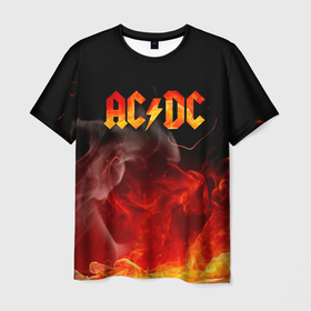 Мужская футболка 3D с принтом AC DC в Петрозаводске, 100% полиэфир | прямой крой, круглый вырез горловины, длина до линии бедер | ac dc | acdc | acdc ас дс | angus | back in black | highway to hell | mckinnon | young | австралийская | ангус янг | ас дс | асдс | блюз | в форме | гитара | группа | крис слэйд | метал | молния | музыка | п | певец | рок | рок н ролл