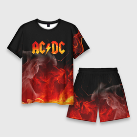 Мужской костюм с шортами 3D с принтом AC DC в Курске,  |  | Тематика изображения на принте: ac dc | acdc | acdc ас дс | angus | back in black | highway to hell | mckinnon | young | австралийская | ангус янг | ас дс | асдс | блюз | в форме | гитара | группа | крис слэйд | метал | молния | музыка | п | певец | рок | рок н ролл
