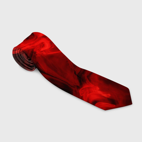 Галстук 3D с принтом Красный дым в Санкт-Петербурге, 100% полиэстер | Длина 148 см; Плотность 150-180 г/м2 | дым | красный дым | накал | огонь | смешение красок | текстуры