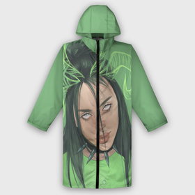 Дождевик унисекс 3D с принтом Рогатая Billie Eilish в городе Новоалтайск,  |  | billie eilish | девушка | знаменитость | рисунок | рога