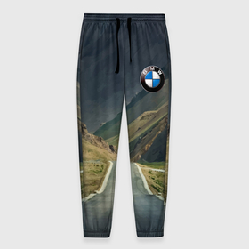 Мужские брюки 3D с принтом BMW в Тюмени, 100% полиэстер | манжеты по низу, эластичный пояс регулируется шнурком, по бокам два кармана без застежек, внутренняя часть кармана из мелкой сетки | bmw | germany | mountains | nature | power | prestige | road | бмв | германия | горы | дорога | мощь | престиж | природа