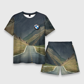 Мужской костюм с шортами 3D с принтом BMW в Петрозаводске,  |  | bmw | germany | mountains | nature | power | prestige | road | бмв | германия | горы | дорога | мощь | престиж | природа