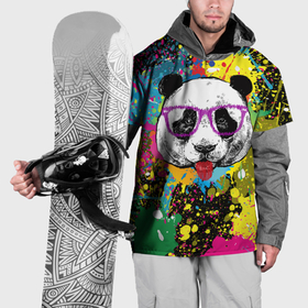 Накидка на куртку 3D с принтом Панда хипстер в брызгах краски , 100% полиэстер |  | Тематика изображения на принте: hipster | panda | брызги | в очках | краска | краски | красок | крутая | милая | модная | очки | панда | показывает язык | пятна | хипстер | экспрессионизм | язык | яркая | яркие