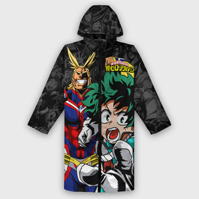 Дождевик унисекс 3D с принтом Моя геройская академия в Смоленске,  |  | all might | anime | boku no hero academia | hero | my hero academia | аниме | всемогущий и дэку | геройская академия | дэку | манга | моя геройская академия | тосинори
