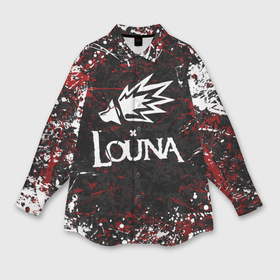 Мужская рубашка oversize 3D с принтом Louna в Курске,  |  | louna | music | rock | геворкян | лу | луна | лусине | лусинэ | лусинэ геворкян | музыка | панк рок | рок | хард рок