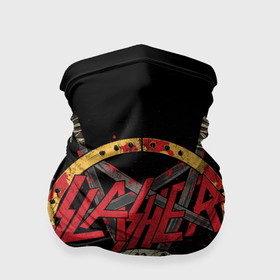 Бандана-труба 3D с принтом Slayer rock poster в Санкт-Петербурге, 100% полиэстер, ткань с особыми свойствами — Activecool | плотность 150‒180 г/м2; хорошо тянется, но сохраняет форму | blood | rock | slayer | группа slayer | кости | музыка | рок | череп