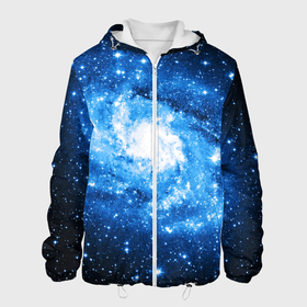 Мужская куртка 3D с принтом Звездный космос в Белгороде, ткань верха — 100% полиэстер, подклад — флис | прямой крой, подол и капюшон оформлены резинкой с фиксаторами, два кармана без застежек по бокам, один большой потайной карман на груди. Карман на груди застегивается на липучку | galaxy | nebula | space | star | абстракция | вселенная | галактика | звезда | звезды | космический | планеты