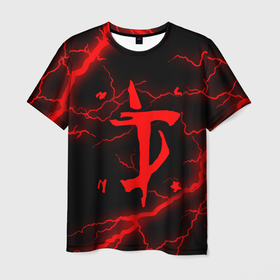 Мужская футболка 3D с принтом Doom eternal в Екатеринбурге, 100% полиэфир | прямой крой, круглый вырез горловины, длина до линии бедер | demons | devil | doom | doom eternal | doom slayer | hell | slayer | ад | демоны | дум