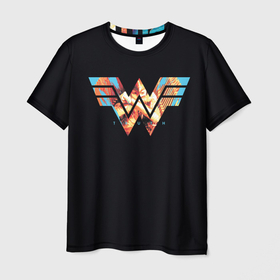 Мужская футболка 3D с принтом Wonder Woman в Екатеринбурге, 100% полиэфир | прямой крой, круглый вырез горловины, длина до линии бедер | 1984 | cheetah | dc comics | diana prince | vdkotan | wonder women | ww84 | антиопа | вандер вумен | галь гадот | гепарда | диана принс | стив тревор | чудо женщина