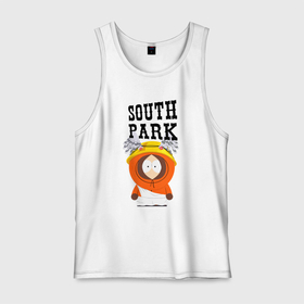 Мужская майка хлопок с принтом South Park Кенни в Курске, 100% хлопок |  | south park | баттерс | кайл | кени | кеннет | кенни | мультик | саус парк | стэнли | эрик | южный парк