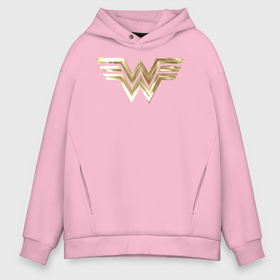 Мужское худи Oversize хлопок с принтом Wonder Woman logo в Санкт-Петербурге, френч-терри — 70% хлопок, 30% полиэстер. Мягкий теплый начес внутри —100% хлопок | боковые карманы, эластичные манжеты и нижняя кромка, капюшон на магнитной кнопке | 1984 | cheetah | dc comics | diana prince | wonder women | ww84 | антиопа | вандер вумен | галь гадот | гепарда | диана принс | стив тревор | чудо женщина