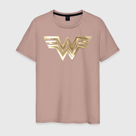 Мужская футболка хлопок с принтом Wonder Woman logo в Екатеринбурге, 100% хлопок | прямой крой, круглый вырез горловины, длина до линии бедер, слегка спущенное плечо. | 1984 | cheetah | dc comics | diana prince | wonder women | ww84 | антиопа | вандер вумен | галь гадот | гепарда | диана принс | стив тревор | чудо женщина