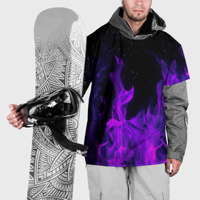 Накидка на куртку 3D с принтом Фиолетовый огонь purple fire , 100% полиэстер |  | Тематика изображения на принте: abstraction | bones | fire | geometry | hexagon | neon | paints | skull | stripes | texture | triangle | абстракция | брызги | геометрия | краски | неон | неоновый | огонь | соты | текстура | черепа