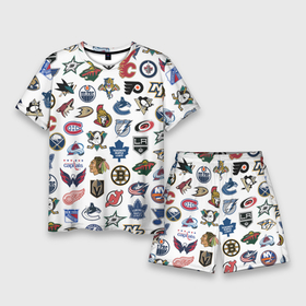 Мужской костюм с шортами 3D с принтом Логотипы НХЛ в Санкт-Петербурге,  |  | capitals | nhl | penguins | pittsburgh | washington | блюз | бостон | брюинз | вашингтон | детройт | кэпиталз | логотипы нхл | нью йорк | пингвинз | питтсбург | рейнджерс | сан хосе шаркс | сент луис | тампа бэй