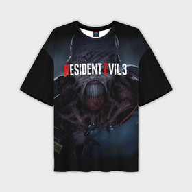 Мужская футболка oversize 3D с принтом Resident evil 3 remake в Курске,  |  | 