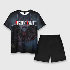 Мужской костюм с шортами 3D с принтом Resident evil 3 remake ,  |  | 