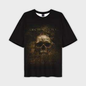 Мужская футболка oversize 3D с принтом ARch Enemy 37 ,  |  | arch enemy | арч | енеми | енэми | череп | энеми | энэми