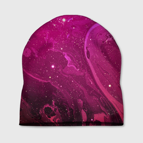 Шапка 3D с принтом Розовый космос в Курске, 100% полиэстер | универсальный размер, печать по всей поверхности изделия | colors | galaxy | paints | space | star
nebula | texture | абстракция | брызги | вселенная | галактика | звезда | звезды | космический | краски | планеты | текстуры