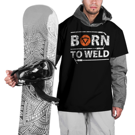 Накидка на куртку 3D с принтом Рожден для сварки в Новосибирске, 100% полиэстер |  | Тематика изображения на принте: borntoweld | welder | welding | надпись | рожден для сварки | сварка | сварщик | текст | фраза