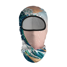 Балаклава 3D с принтом Большая волна в канагаве , 100% полиэстер, ткань с особыми свойствами — Activecool | плотность 150–180 г/м2; хорошо тянется, но при этом сохраняет форму. Закрывает шею, вокруг отверстия для глаз кайма. Единый размер | art | japan | jp | арт | большая волна в канагаве | в подарок | вода | волны | искусство | картина | маска | маски | море | туризм | туристу | японисту | япония | японское