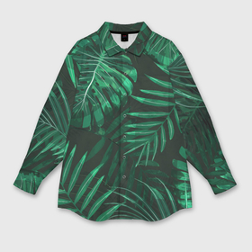 Мужская рубашка oversize 3D с принтом Я из джунглей в Петрозаводске,  |  | branch | foliage | leafy | nature | арт | ветка | веточка | джунгли | зеленый | лист | листочки | листья | природа | черный