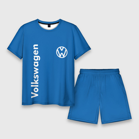 Мужской костюм с шортами 3D с принтом Volkswagen ,  |  | 2020 | car | sport | volkswagen | авто | автомобильные | бренд | вирус | коронавирус | марка | машина | новый лого | спорт | стиль | фольксваген