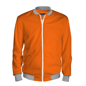 Мужской бомбер 3D с принтом Цвет апельсиновая корка в Тюмени, 100% полиэстер | застегивается на молнию, по бокам два кармана без застежек, по низу бомбера и на воротнике - эластичная резинка | Тематика изображения на принте: orange peel | pantone | без рисунка | коричневый | лето весна | модный цвет 2020 | оранжевый | оттенок оранжевого | рыжий | цвет апельсиновая корка