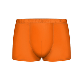 Мужские трусы 3D с принтом Цвет апельсиновая корка в Тюмени, 50% хлопок, 50% полиэстер | классическая посадка, на поясе мягкая тканевая резинка | Тематика изображения на принте: orange peel | pantone | без рисунка | коричневый | лето весна | модный цвет 2020 | оранжевый | оттенок оранжевого | рыжий | цвет апельсиновая корка
