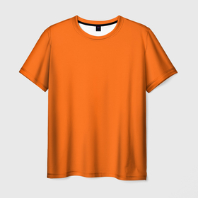 Мужская футболка 3D с принтом Цвет апельсиновая корка в Петрозаводске, 100% полиэфир | прямой крой, круглый вырез горловины, длина до линии бедер | orange peel | pantone | без рисунка | коричневый | лето весна | модный цвет 2020 | оранжевый | оттенок оранжевого | рыжий | цвет апельсиновая корка