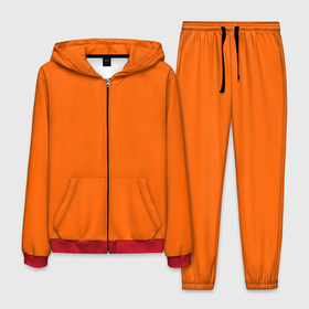 Мужской костюм 3D с принтом Цвет апельсиновая корка в Екатеринбурге, 100% полиэстер | Манжеты и пояс оформлены тканевой резинкой, двухслойный капюшон со шнурком для регулировки, карманы спереди | orange peel | pantone | без рисунка | коричневый | лето весна | модный цвет 2020 | оранжевый | оттенок оранжевого | рыжий | цвет апельсиновая корка