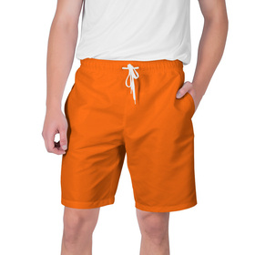 Мужские шорты 3D с принтом Цвет апельсиновая корка в Екатеринбурге,  полиэстер 100% | прямой крой, два кармана без застежек по бокам. Мягкая трикотажная резинка на поясе, внутри которой широкие завязки. Длина чуть выше колен | Тематика изображения на принте: orange peel | pantone | без рисунка | коричневый | лето весна | модный цвет 2020 | оранжевый | оттенок оранжевого | рыжий | цвет апельсиновая корка