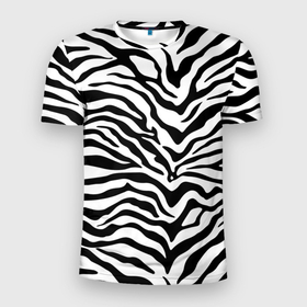 Мужская футболка 3D Slim с принтом Я зебра в Екатеринбурге, 100% полиэстер с улучшенными характеристиками | приталенный силуэт, круглая горловина, широкие плечи, сужается к линии бедра | дудлинг | животное | животные | зверь | зебра | зебры | камуфляж | кожа | раскраска | текстура | текстуры | узор | узоры | фон