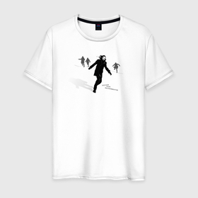 Мужская футболка хлопок с принтом Русское поле экспериментов , 100% хлопок | прямой крой, круглый вырез горловины, длина до линии бедер, слегка спущенное плечо. | гражданская оборона | егор летов | музыка | панк рок | рок