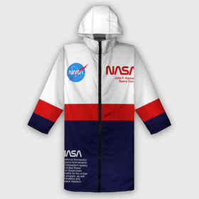 Мужской дождевик 3D с принтом NASA ,  |  | nasa | астронавт | вселенная | звёзды | космический | космонавт | космонавтика | космос | наса | ракета | шатл