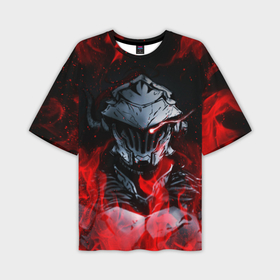 Мужская футболка oversize 3D с принтом Goblin Slayer flame в Санкт-Петербурге,  |  | goblin slayer | goblins | slayer | гоблины | гобурин сурейя | дворф шаман | сэйю | ящер жрец