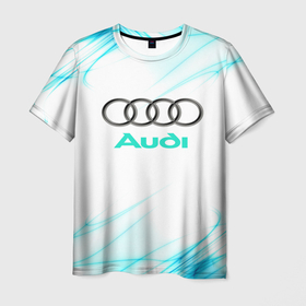 Мужская футболка 3D с принтом Audi , 100% полиэфир | прямой крой, круглый вырез горловины, длина до линии бедер | audi | auto | sport | авто | автомобиль | автомобильные | ауди | бренд | марка | машины | спорт