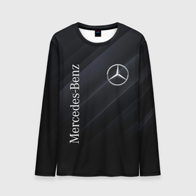 Мужской лонгслив 3D с принтом Mercedes Benz AMG в Санкт-Петербурге, 100% полиэстер | длинные рукава, круглый вырез горловины, полуприлегающий силуэт | amg | auto | mercedes | sport | авто | автомобиль | автомобильные | амг | бренд | марка | машины | мерседес | спорт