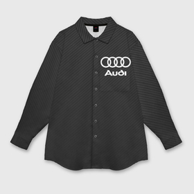 Мужская рубашка oversize 3D с принтом Audi в Санкт-Петербурге,  |  | audi | auto | rs | sport | авто | автомобиль | автомобильные | ауди | бренд | марка | машины | спорт