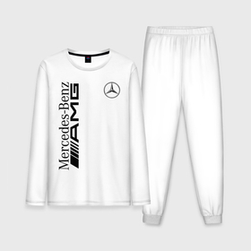 Мужская пижама с лонгсливом хлопок с принтом Mercedes Benz AMG в Курске,  |  | amg | auto | mercedes | sport | авто | автомобиль | автомобильные | амг | бренд | марка | машины | мерседес | спорт