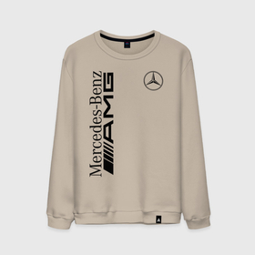 Мужской свитшот хлопок с принтом Mercedes Benz AMG в Тюмени, 100% хлопок |  | amg | auto | mercedes | sport | авто | автомобиль | автомобильные | амг | бренд | марка | машины | мерседес | спорт