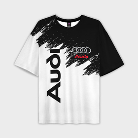 Мужская футболка oversize 3D с принтом Audi в Белгороде,  |  | Тематика изображения на принте: audi | auto | rs | sport | авто | автомобиль | автомобильные | ауди | бренд | марка | машины | спорт