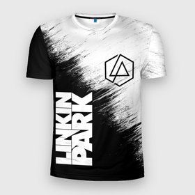 Мужская футболка 3D Slim с принтом Linkin Park [3] , 100% полиэстер с улучшенными характеристиками | приталенный силуэт, круглая горловина, широкие плечи, сужается к линии бедра | linkin | linkin park | music | park | rock | линкин | линкин парк | музыка | парк | рок